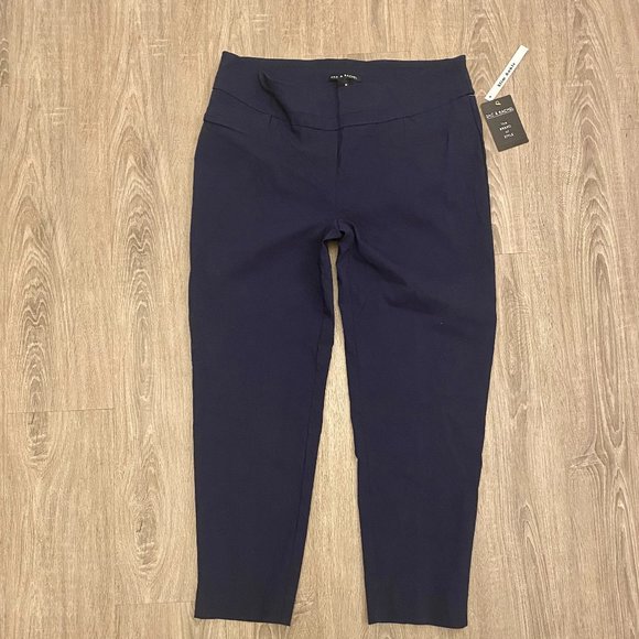 Zac & Rachel Pants - Zac & Rachel Navy Blue Pants Size 16 NWT